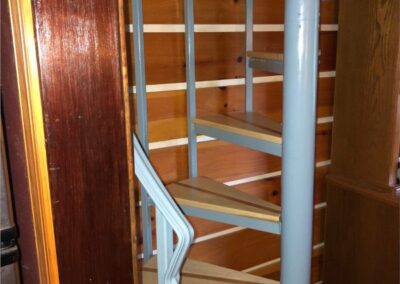 Bubinga curved handrail