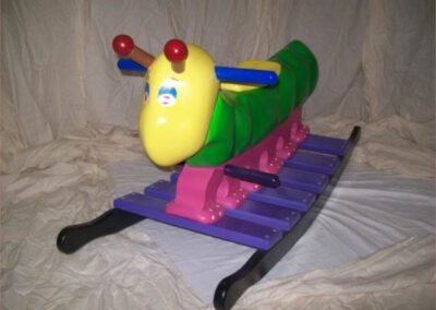 Spacesaving Caterpillar Rocking Horse