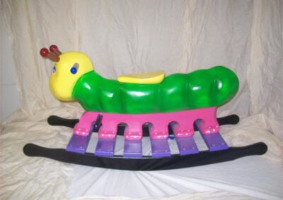 Multi-colored Caterpillar Rocking