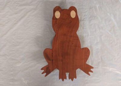 Frog shaped cutting board