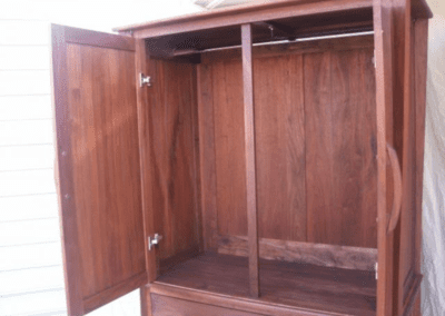 Mikes mahogany armoire