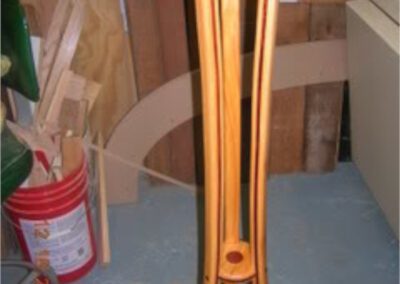 Bubinga Lantstand