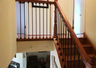 customsolid-wood-Stair-railing