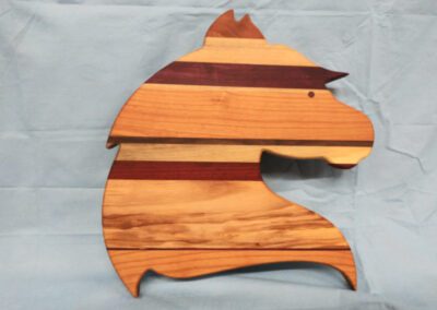 hourse shaped maple cutting board