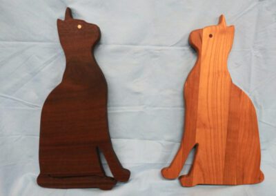 dog face cutting board