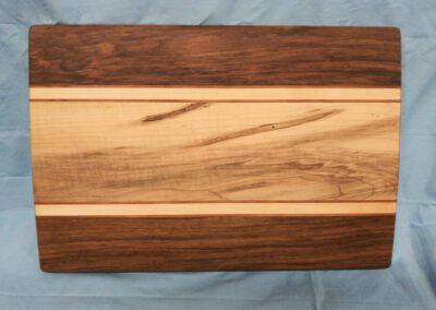 Rectangle checkered cutting board butcher block
