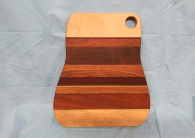 Personalized anniversary edged cutting board